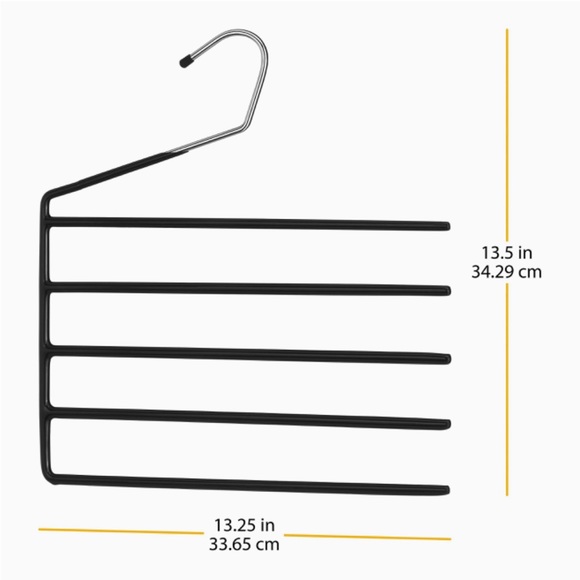 Cintres en métal 5 rangées - 5 Tier Slack Metal Hangers - Picture 2 of 5